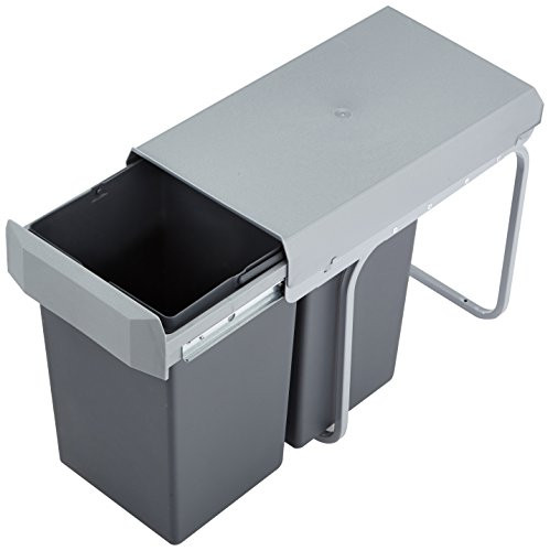 Wesco Double-Boy Einbaumülleimer, 2 × 15 Liter