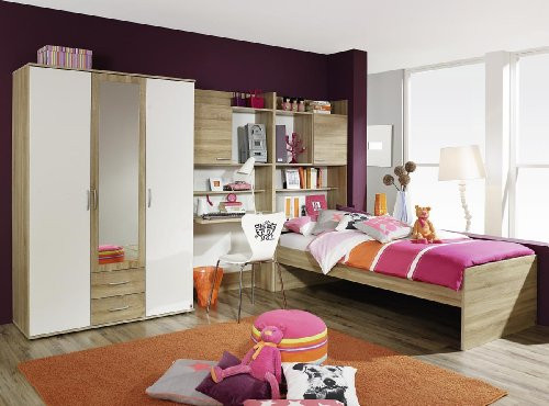 Rauch Jugendzimmer EMIEL221 P38, Alpinweiß-Sonoma