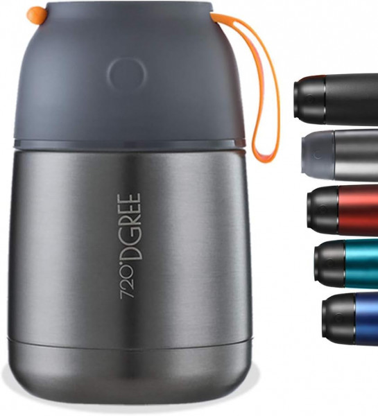 720°DGREE Thermobehälter für Essen 530ml “wunderJar” - 9h Heiß, 12h Kalt