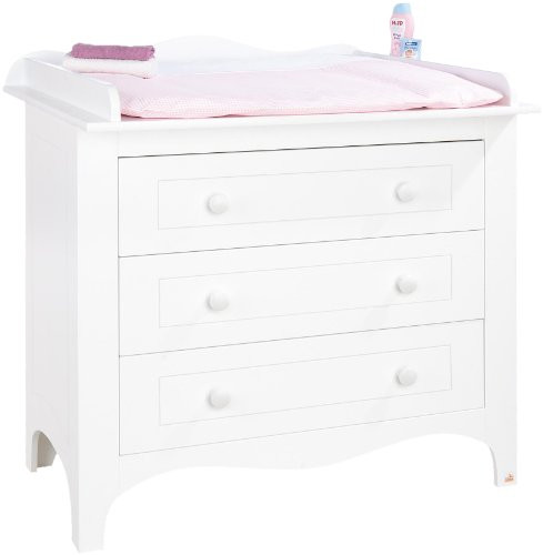 Pinolino Fleur Wickelkommode, breit, weiß
