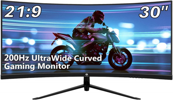 Z-Edge 30 Zoll Curved Gaming Monitor 200Hz 1ms - Schwarz