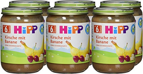 HiPP Kirsche mit Banane, 6 × 190 g