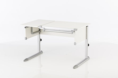 Kettler Kids Comfort II Kinderschreibtisch, weiß-silber