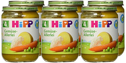 HiPP Gemüse-Allerlei Bio, 6 × 190 g