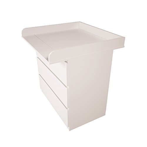 Polini Kids Wickelaufsatz für IKEA Malm, weiß