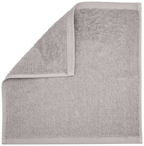 AmazonBasics Waschlappen, 24er-Pack, grau, 30 × 30 cm