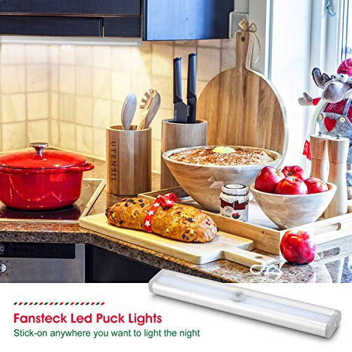 Fansteck LED-Unterbauleuchten, Dreier-Set, mit Fernbedienung