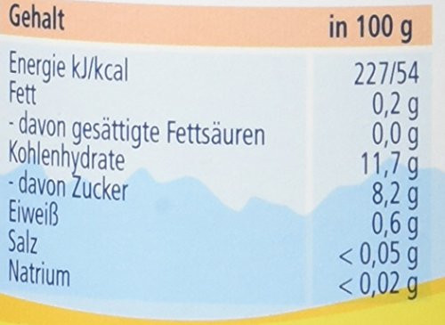 HiPP Apfel-Pfirsich mit Vollkorn, 6 × 190 g