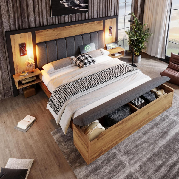 ZYLOYAL10 Doppelbett Polsterbett 160×200
