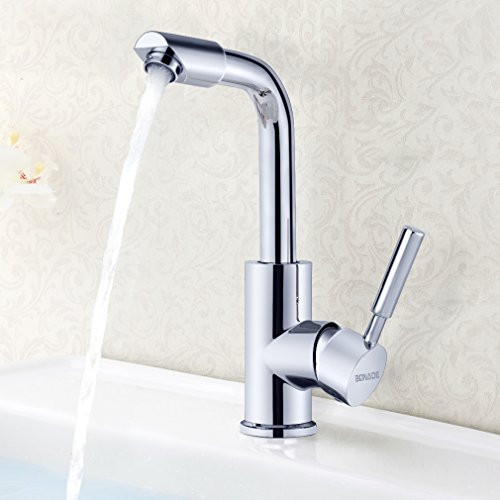 BONADE Waschtischarmatur mit hohem, schwenkbarem Auslauf