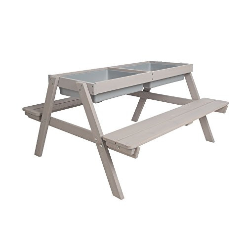 roba Play for 4 Sitzgruppe mit Matschtisch, grau