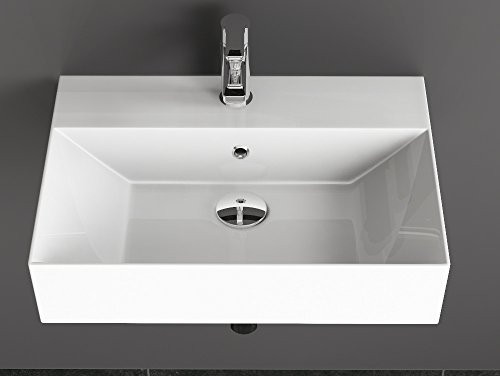 Aqua Bagno KS.60 Keramikwaschbecken, weiß, 60 × 42 cm