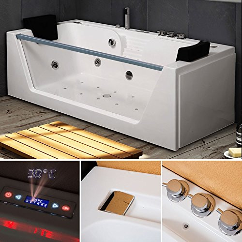 TroniTechnik KOS 2 Whirlpool-Badewanne, 179 × 85 cm