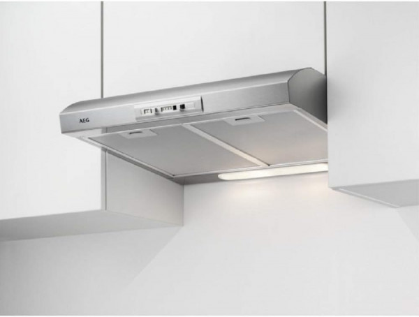 AEG DUB1611M Unterbau-Dunstabzugshaube - Abluft oder Umluft - 60cm - Edelstahl